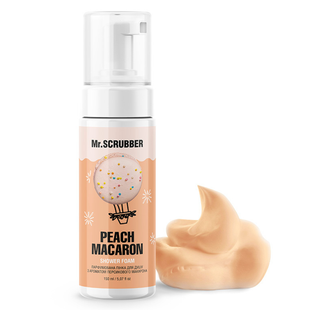 Парфумована пінка для душу з ароматом персикового макарона Peach Macaron Mr.SCRUBBER 150 мл Mr.SCRUBBER1099 фото