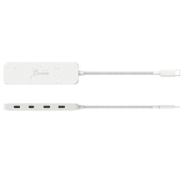 Хаб J5create JCH345EW-N USB-C на 4 USB-С, Білий JCH345EW-N фото