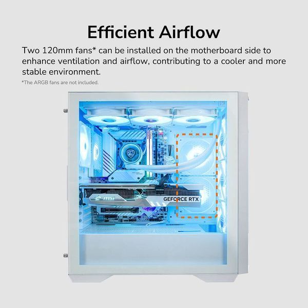 Корпус комп'ютерний Cougar Uniface, білий UNIFACE White UNIFACE White фото