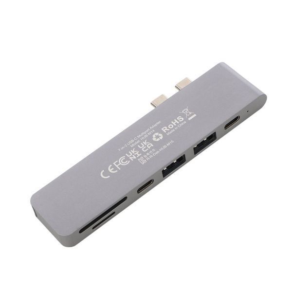 Адаптер Choetech HUB-M14-GY-V2, USB Type-C 6-в-1 HUB-M14-GY-V2 фото