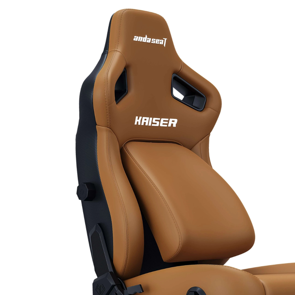 Крісло геймерське ігрове Anda Seat Kaiser 4 Size L до 120 кг Bentley Brown AndaSeatKaiser4LBentleyBrownPremiumSynthetic фото