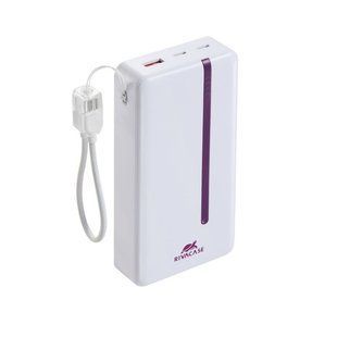 Портативний зарядний пристрій Rivacase, 20000 mA, RIVAPOWER VA2312 (White) RIVAPOWER VA2312 (White) фото