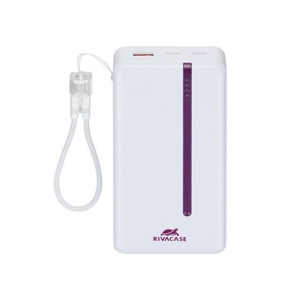 Портативний зарядний пристрій Rivacase, 20000 mA, RIVAPOWER VA2312 (White) RIVAPOWER VA2312 (White) фото