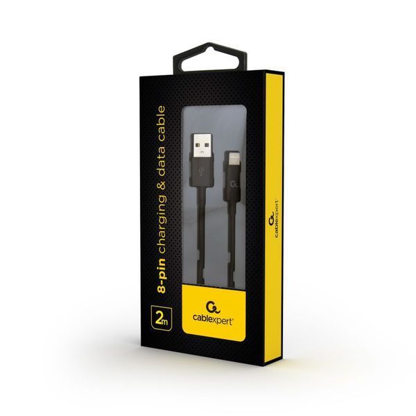 Кабель Cablexpert CC-USB2P-AMLM-2M, , USB 2.0 А-папа/Lightning, 2.0 м. CC-USB2P-AMLM-2M фото