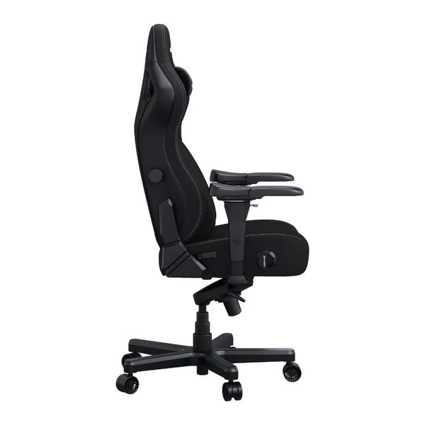Крісло геймерське ігрове Anda Seat Kaiser 4 Size L до 120 кг Black Fabric AndaSeatKaiser4LBlackFabricPremiumSynthetic фото