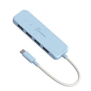 Хаб J5create JCH341EC-N USB-C на 4 USB-A, блакитний JCH341EC-N фото