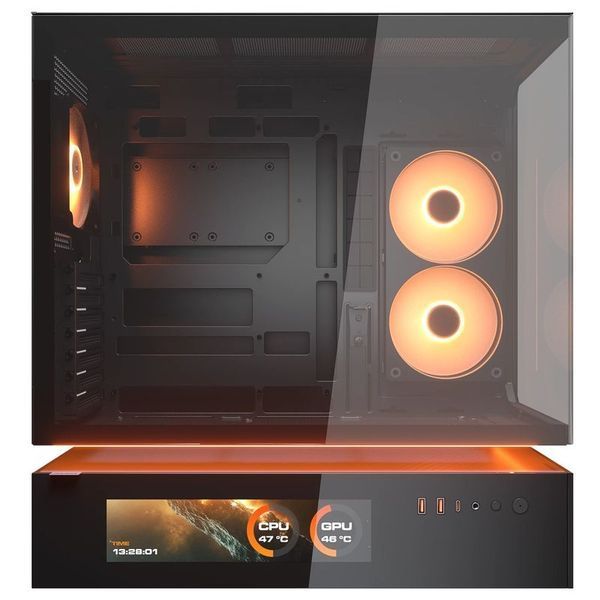 Корпус комп'ютерний Cougar CFV235 Vision, чорний CFV235 Vision Black CFV235 Vision Black фото