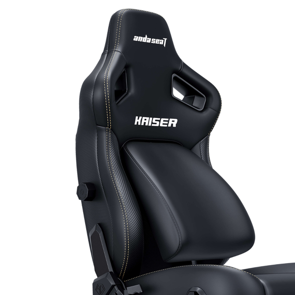 Крісло геймерське ігрове Anda Seat Kaiser 4 Size XL до 180 кг Elegant Black AndaSeatKaiser4XLElegantBlackPremium Synthetic фото