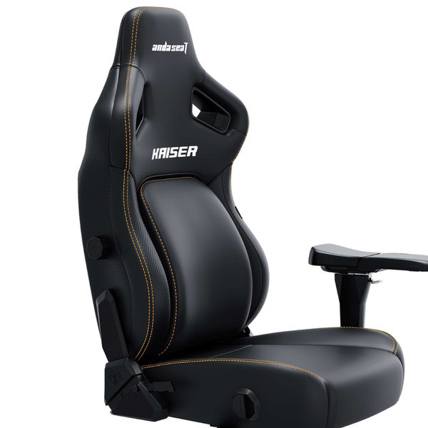 Крісло геймерське ігрове Anda Seat Kaiser 4 Size XL до 180 кг Elegant Black AndaSeatKaiser4XLElegantBlackPremium Synthetic фото