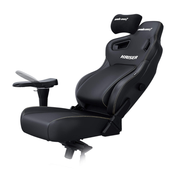 Крісло геймерське ігрове Anda Seat Kaiser 4 Size XL до 180 кг Elegant Black AndaSeatKaiser4XLElegantBlackPremium Synthetic фото