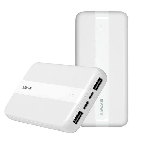Портативний зарядний пристрій Rivacase, 10000 mA, RIVAPOWER VA2041 (White) RIVAPOWER VA2041 (White) фото