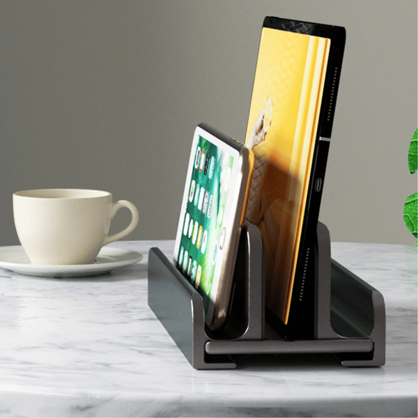 Вертикальна металева підставка для ноутбука OfficePro LS580G (Grey) сіра LS580G фото