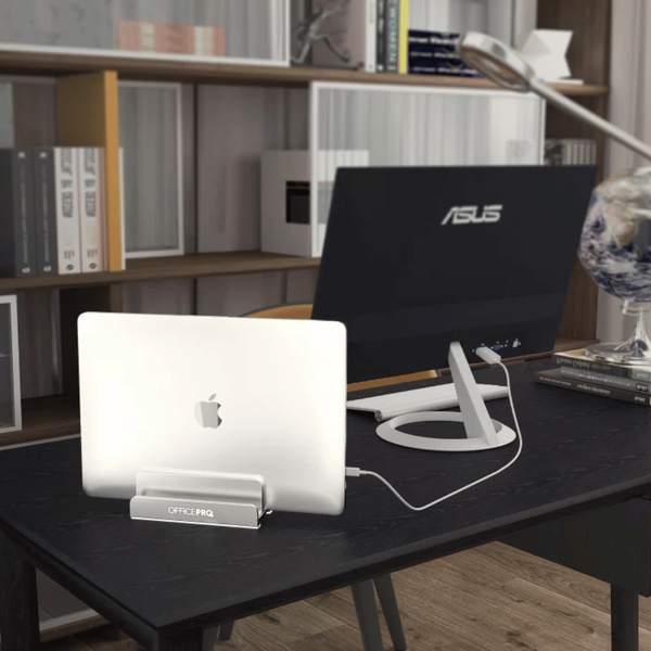 Вертикальна металева підставка для ноутбука OfficePro LS580G (Grey) сіра LS580G фото
