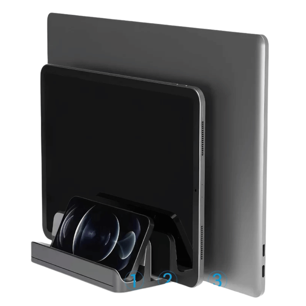 Вертикальна металева підставка для ноутбука OfficePro LS730G (Grey) сіра LS730G фото