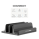 Вертикальна металева підставка для ноутбука OfficePro LS730G (Grey) сіра LS730G фото 7
