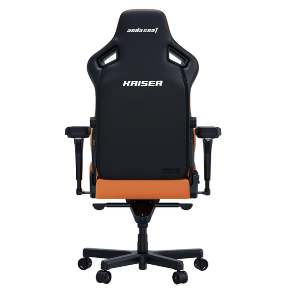 Крісло геймерське ігрове Anda Seat Kaiser 4 Size XL до 180 кг Blaze Orange AndaSeatKaiser4XLBlazeOrangePremiumSynthetic фото