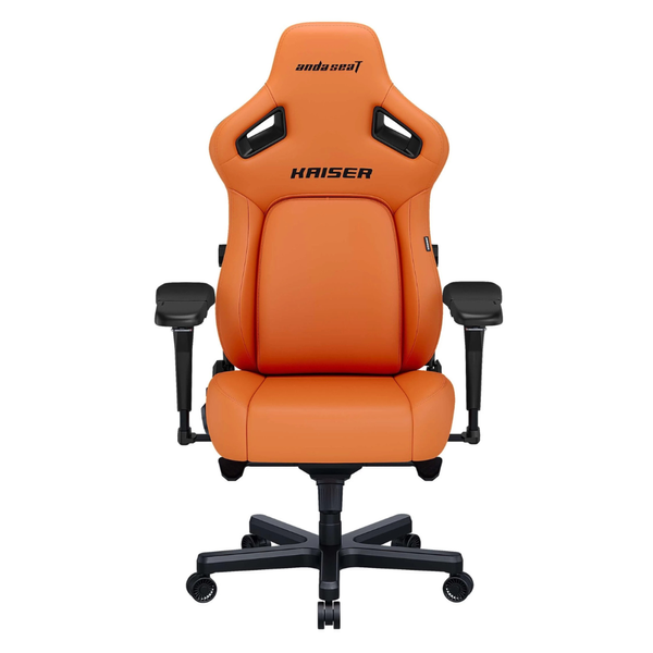 Крісло геймерське ігрове Anda Seat Kaiser 4 Size XL до 180 кг Blaze Orange AndaSeatKaiser4XLBlazeOrangePremiumSynthetic фото