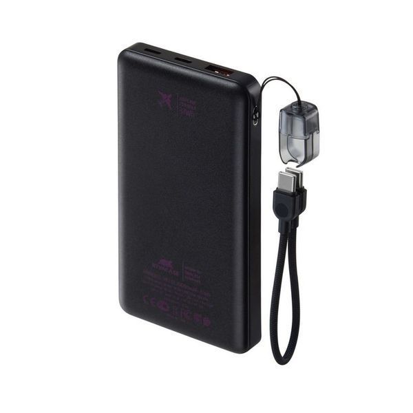 Портативний зарядний пристрій Rivacase, 10000 mA, RIVAPOWER VA2311 (Black) RIVAPOWER VA2311 (Black) фото