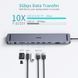 Адаптер Choetech HUB-M20-GY, USB Type-C 11-в-1 HUB-M20-GY фото 5