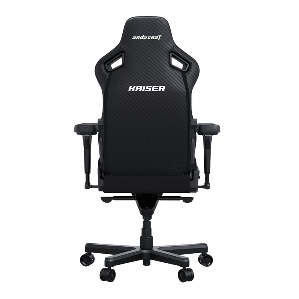 Крісло геймерське ігрове Anda Seat Kaiser 4 Size XL до 180 кг Black Fabric AndaSeatKaiser4XLBlackFabricPremiumSynthetic фото