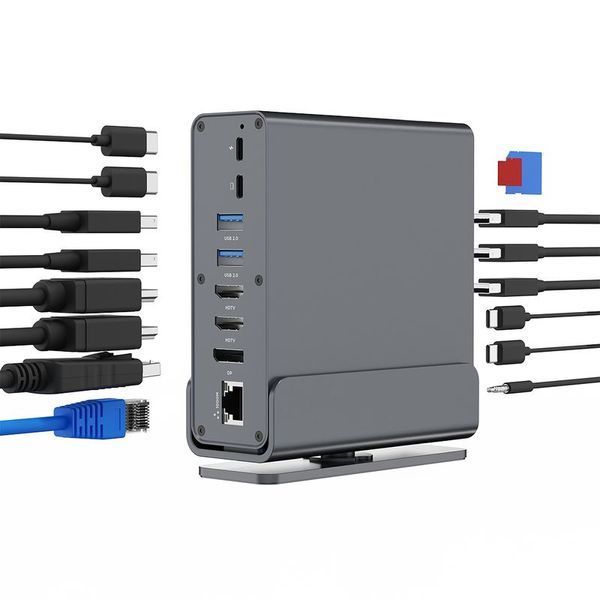 Адаптер Cablexpert A-CF-COMBO15-01, USB Type-C 15-в-1 A-CF-COMBO15-01 фото
