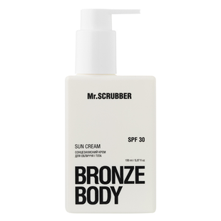Сонцезахисний крем для обличчя і тіла SPF 30 Bronze Body Mr.SCRUBBER 150 г Mr.SCRUBBER1473 фото