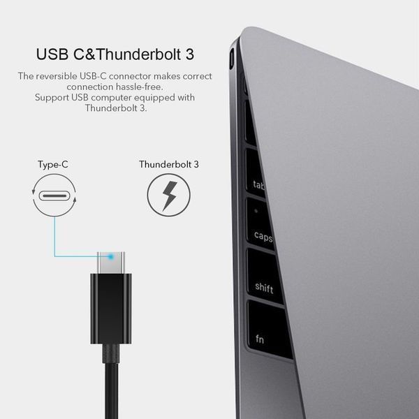 Адаптер Choetech HUB-R01, з USB-C на Gigabit Ethernet HUB-R01 фото
