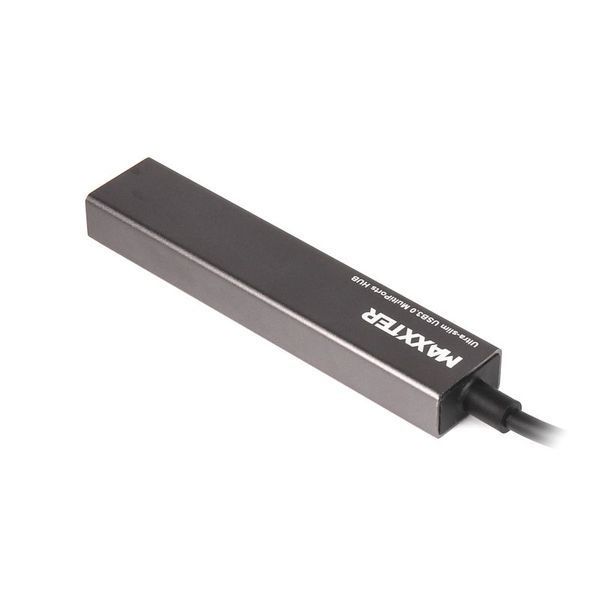 Maxxter Хаб USB 3.0 Type-C HU3С-4P-02 на 4 порти, метал, темно-сірий HU3C-4P-02 HU3C-4P-02 фото