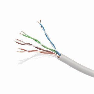 Звита пара,Cablexpert UPC-6004-L/100, CAT6, багатожильна, алюміній під міддю (CCA з AWG24), неекранована, 100 м UPC-6004-L/100 фото