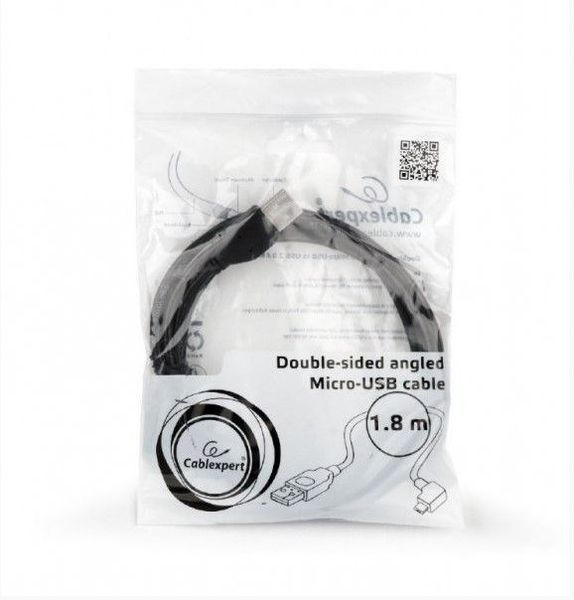 Кабель Cablexpert CC-USB2-AMmDM90-6, 1.8 м CC-USB2-AMmDM90-6 фото