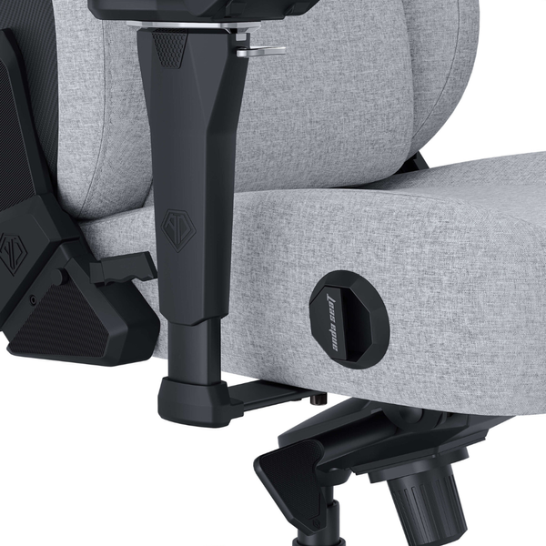 Крісло геймерське ігрове Anda Seat Kaiser 4 Size XL до 180 кг Gray Fabric AndaSeatKaiser4XLGrayFabricPremiumSynthetic фото
