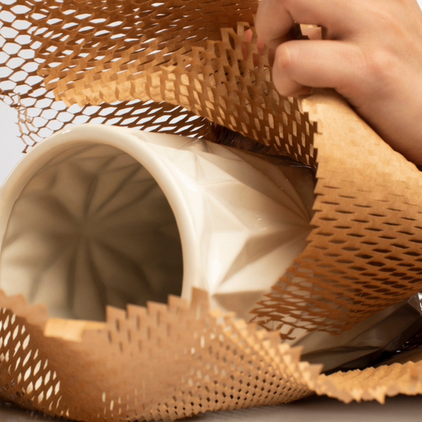Стільниковий папір 420мм*20м Honeycomb Paper, 70г/м2 коричневий 4220brown фото