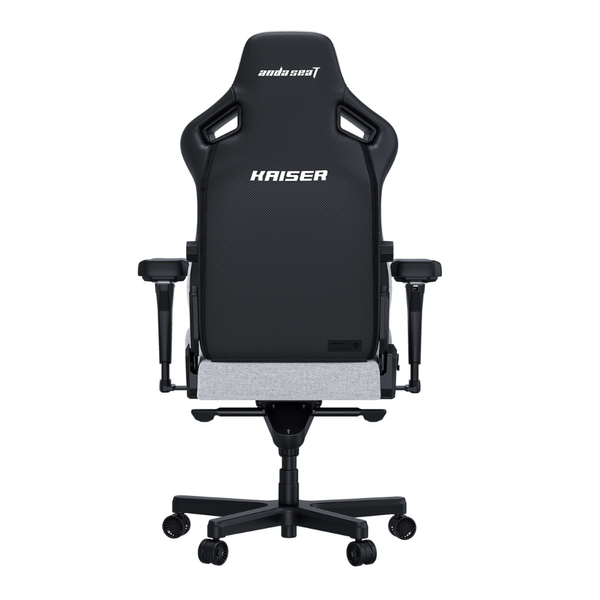Крісло геймерське ігрове Anda Seat Kaiser 4 Size XL до 180 кг Gray Fabric AndaSeatKaiser4XLGrayFabricPremiumSynthetic фото