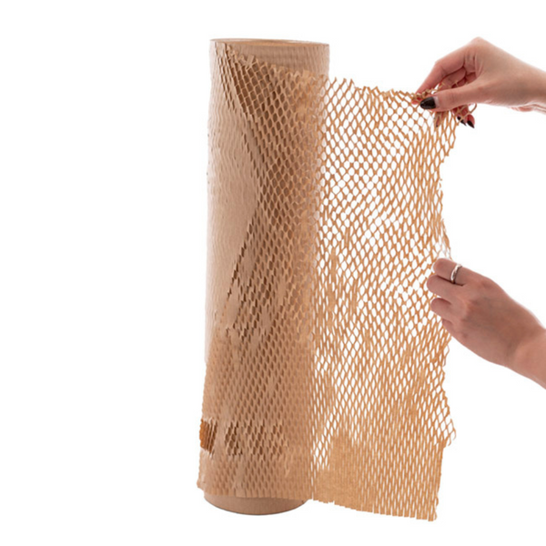 Стільниковий папір 420мм*20м Honeycomb Paper, 70г/м2 коричневий 4220brown фото