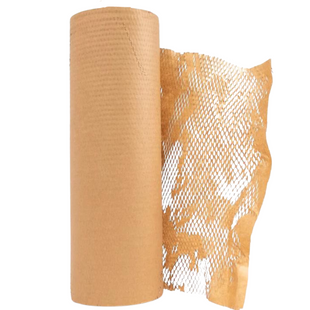 Сотовая бумага 420мм*50м Honeycomb Paper, 70 г/м2 коричневая 4250brown фото