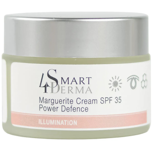 Денний крем SPF 35 проти пігментації для всіх типів шкіри Smart4Derma Marguerite Cream Power Defence 50 мл Smart4Derma840 фото