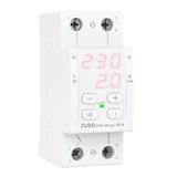 Реле напряжения с контролем тока ZUBR CV2-40 red (40 А, 8 800 ВА) ZUBR-CV2-40-red фото
