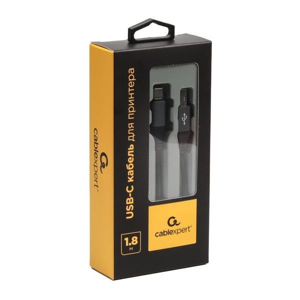 Кабель Cablexpert CCBP-USB2-CMBM-6, преміум якість USB 2.0 C-тато/B-тато, блістер, 1.8 м. CCBP-USB2-CMBM-6 фото