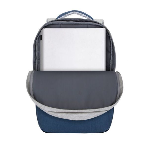 RivaCase 7567 сіро-синій рюкзак для ноутбука 17.3 дюймів. 7567 (Grey/ Dark Blue) 7567 (Grey/ Dark Blue) фото