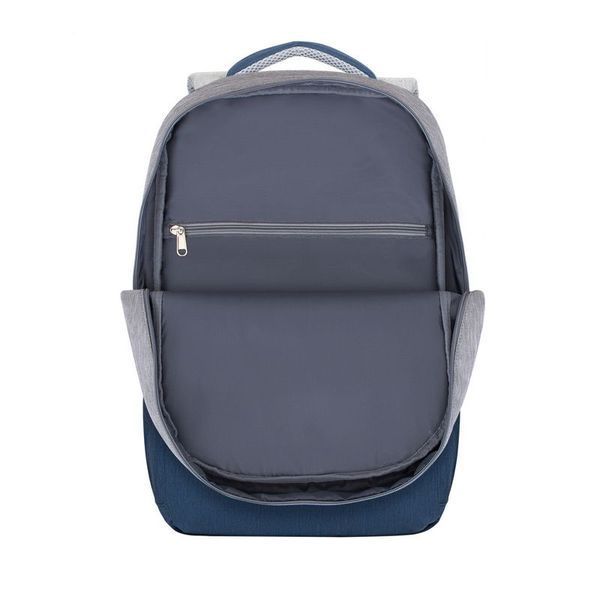RivaCase 7567 сіро-синій рюкзак для ноутбука 17.3 дюймів. 7567 (Grey/ Dark Blue) 7567 (Grey/ Dark Blue) фото