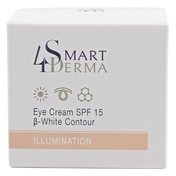 Освітлювальний крем SPF 15 від пігментації навколо очей Smart4Derma Eye Cream B-White Contour 100 мл Smart4Derma844 фото