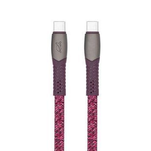 RIVACASE Кабель USB 2.0, PS6105 RD12, Type-C/Type-C, 3А, 60Вт, червоний PS6105 RD12 фото