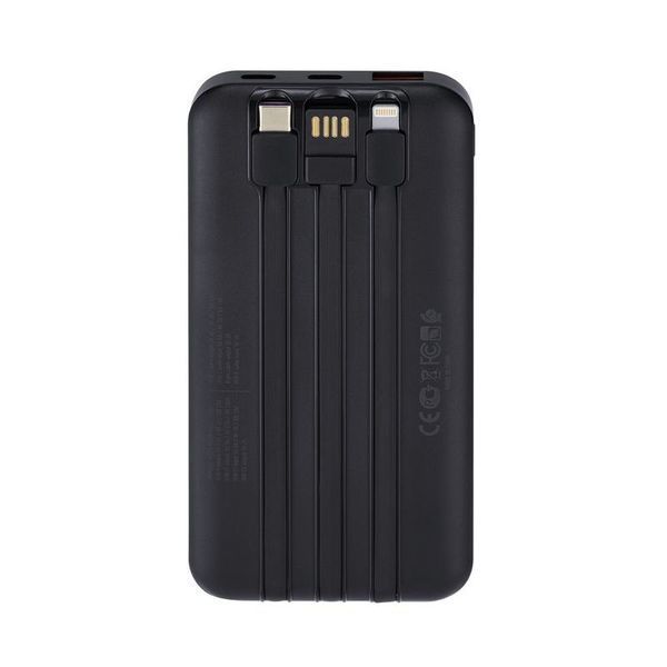 Портативний зарядний пристрій Rivacase, 10000 mA, RIVAPOWER VA2211 (Black) RIVAPOWER VA2211 (Black) фото