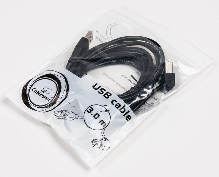 Кабель Cablexpert CCP-USB2-AMBM90-10, 3.0 м CCP-USB2-AMBM90-10 фото