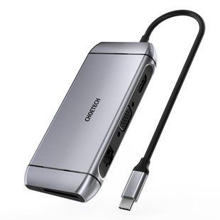 Адаптер Choetech HUB-M15-GY, USB Type-C 9-в-1 HUB-M15-GY фото