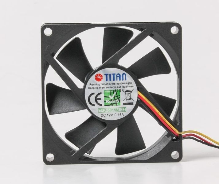 Вентилятор Titan TFD-8015M12Z, 80х80х15мм TFD-8015 M 12 Z TFD-8015 M 12 Z фото