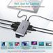 Адаптер Choetech HUB-M15-GY, USB Type-C 9-в-1 HUB-M15-GY фото 4
