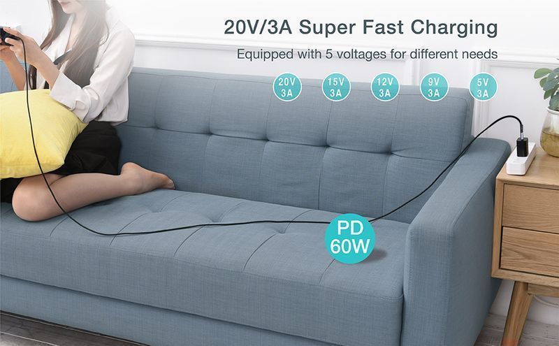 Кабель Choetech XCC-1004-BK, 2 м XCC-1004-BK фото