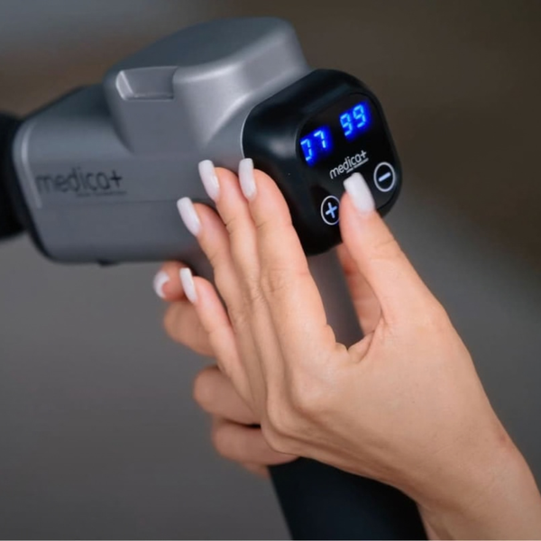 Перкуссионный ручной массажер для тела и мышц MEDICA+ MassHand Pro 6.0 (Japan) MEDICA+50210 фото