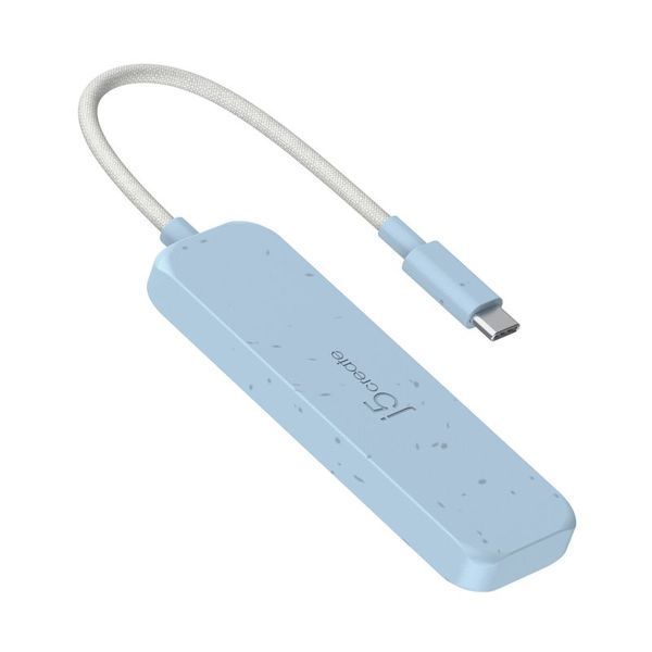 Хаб J5create JCH342EC-N USB-C на 2 USB-A/2 USB-C, блакитний JCH342EC-N фото